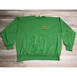Vintage Camp Sweatshirt Gar Woods Lodge Lake St Clair Worn Thin Size XL Michigan